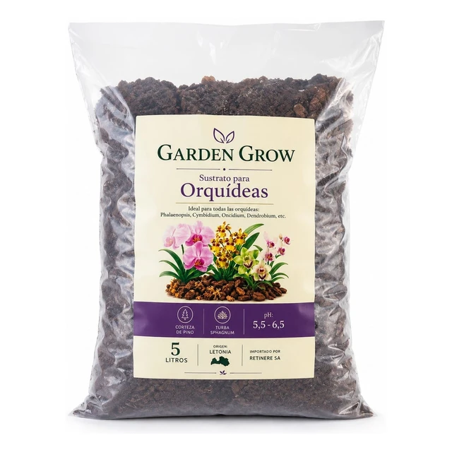 Sustrato para orquídeas Garden Grow 5 lts 5 lts