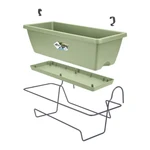 Jardinera con soporte Barcelona Allin1 50 cm Pistachio Green