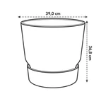 Greenville Round 40 cm White