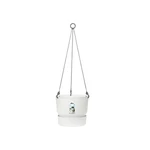 Greenville Hanging Basket 24 cm White