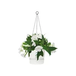 Greenville Hanging Basket 24 cm White