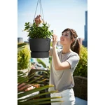 Greenville Hanging Basket 24 cm Living Black