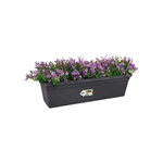 Jardinera Green Basics Trough 40 cm C/Plato Living Black