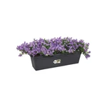 Jardinera Green Basics Trough 40 cm C/Plato Living Black