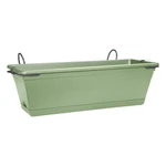 Mediterran Balcony Trough Set 50 cm Mint Green