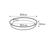 Plato Loft Urban Saucer Round 28 cm Warm Grey
