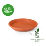 Plato Universal Saucer Round 21 cm Taupe