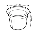 Green Basics Potato Pot 33 cm Black