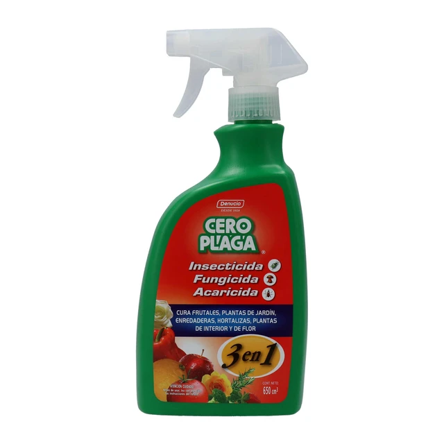 Insecticida, Fungicida, Acaricida 3 en 1 - Spray 650cc Insecticida, Fungicida, Acaricida 3 en 1 - Spray 650cc