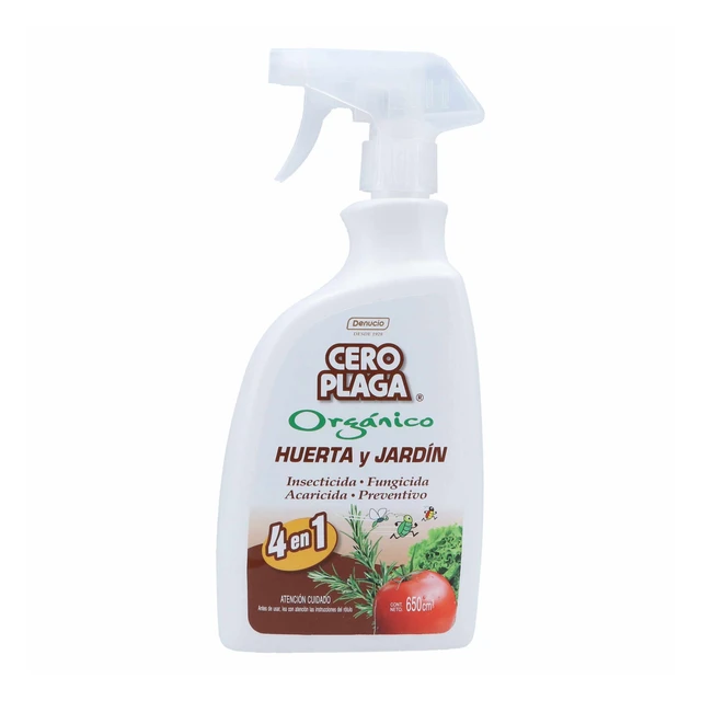 Insecticida y Fungicida Orgánico 4 en 1 - 650cc Insecticida y Fungicida Orgánico 4 en 1 - 650cc