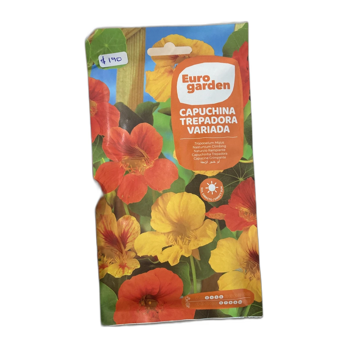 Semillas Flores Capuchina Trepadora Variada 