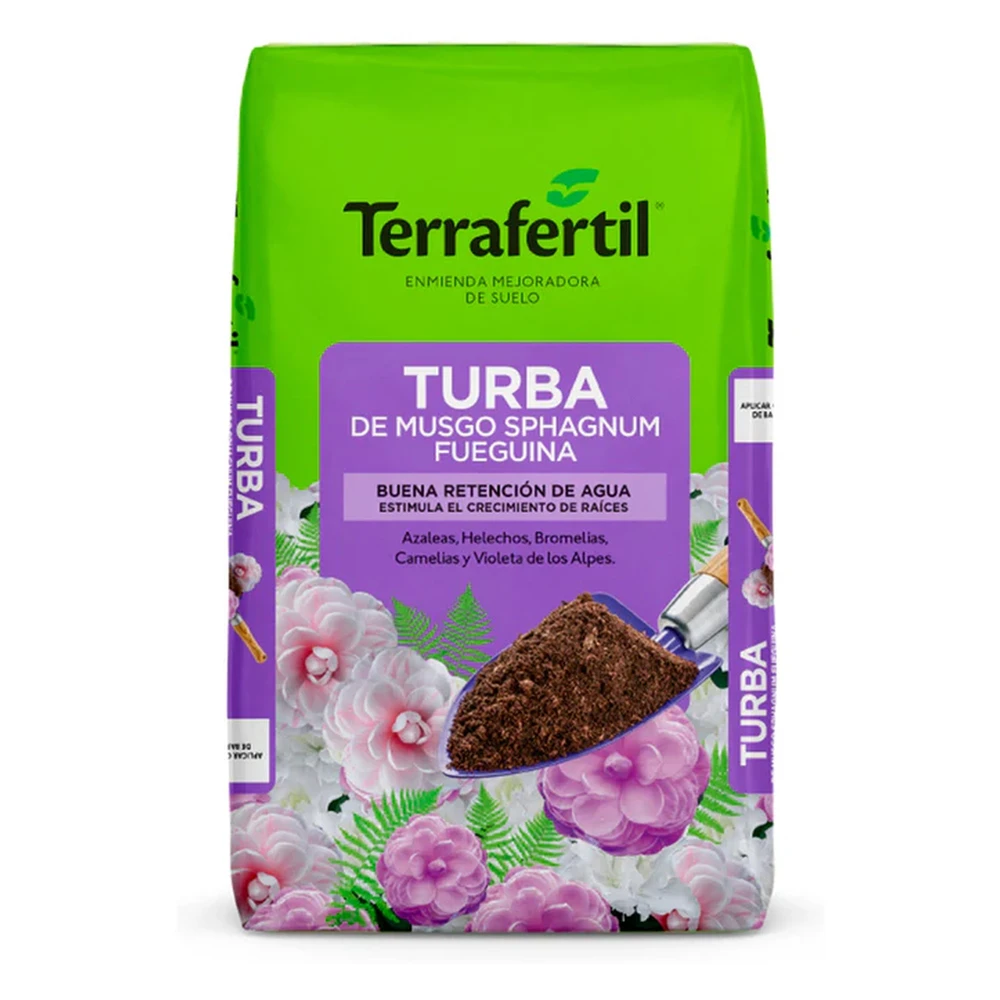 Turba Fueguina 5 litros Terrafertil Turba Fueguina 5 litros Terrafertil