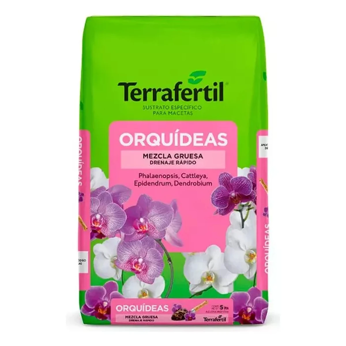 Sustrato Orquideas Terrafertil 5 litros 
