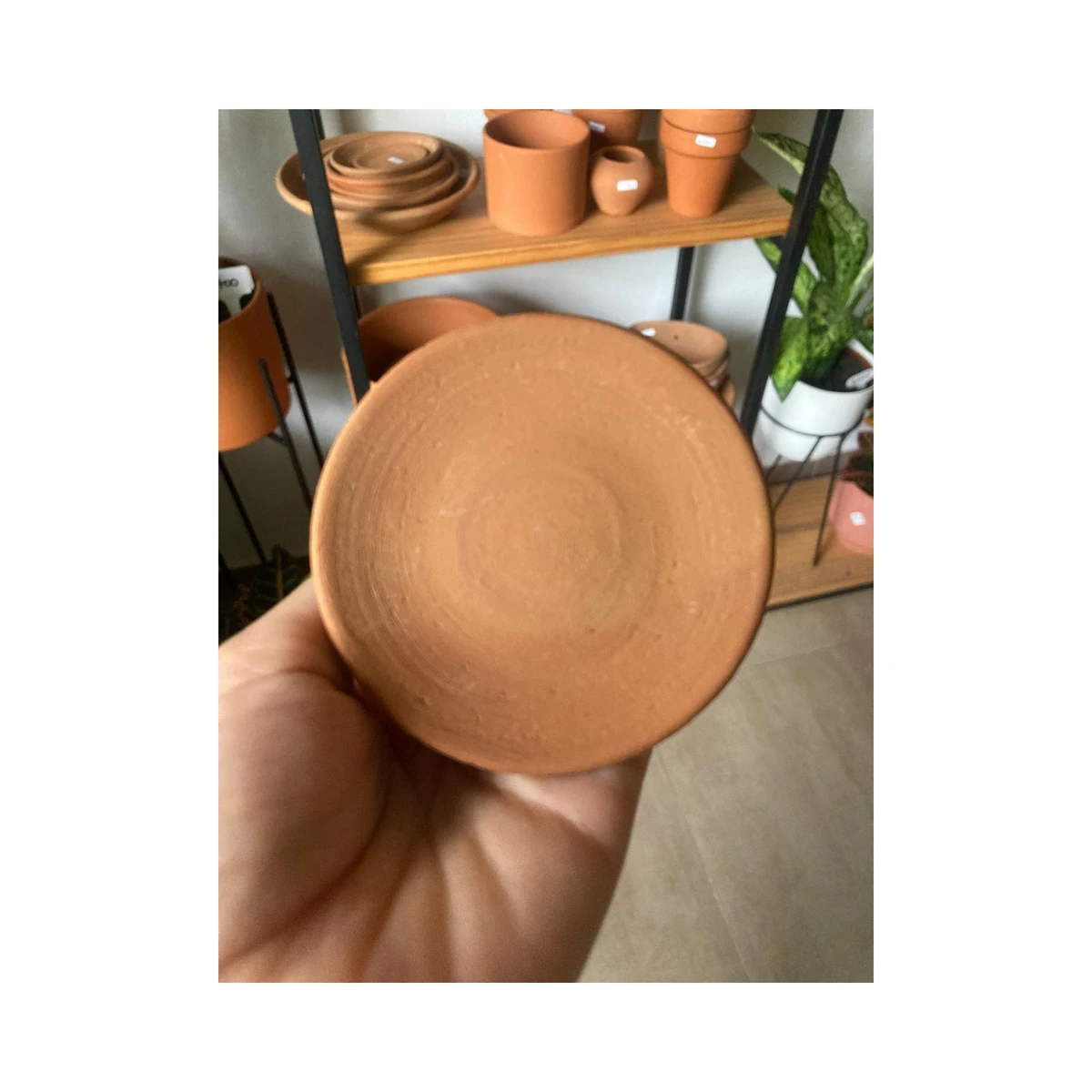 Plato Barro Artesanales 8cm diametro 