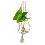 Bowl Vidrio con Macramé Bowl Vidrio con Macramé