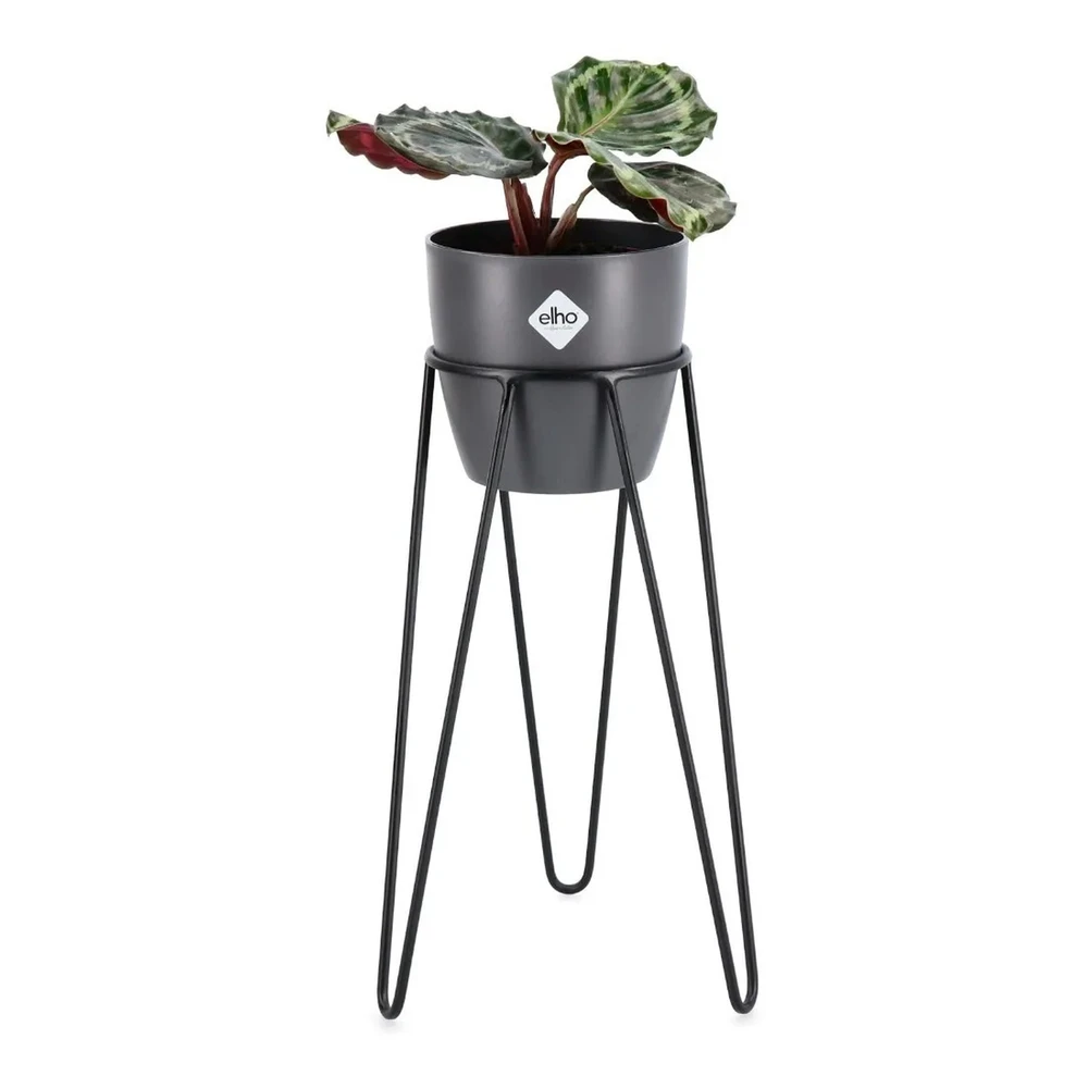Maceta Elho brussels 14cm con soporte hierro Maceta Elho brussels 14cm con soporte hierro