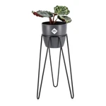 Maceta Elho brussels 14cm con soporte hierro Maceta Elho brussels 14cm con soporte hierro
