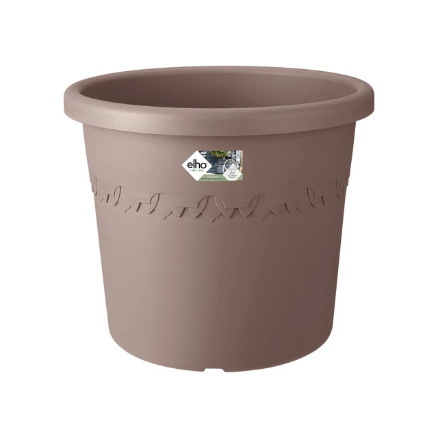 Maceta con ruedas Algarve Cilindro Wheels 58 cm Taupe