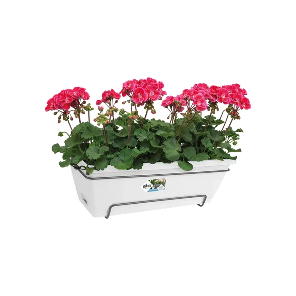 Jardinera con soporte Barcelona Allin1 50 cm White
