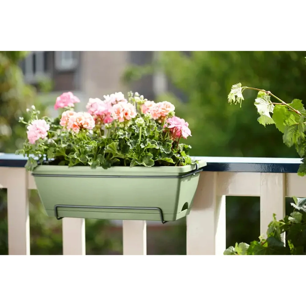 Jardinera con soporte Barcelona Allin1 50 cm Pistachio Green
