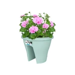 Maceta para balcón Corsica Flower Bridge 30 cm Mint