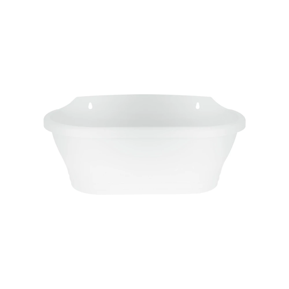 Corsica Wall Basket 39 cm White