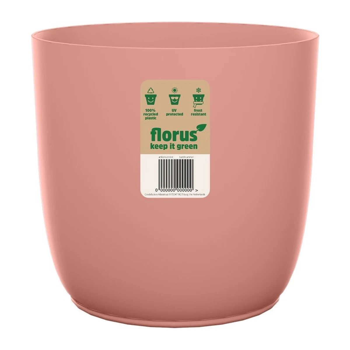 Maceta Flow Flowerpot 14 cm - Soft Pink 