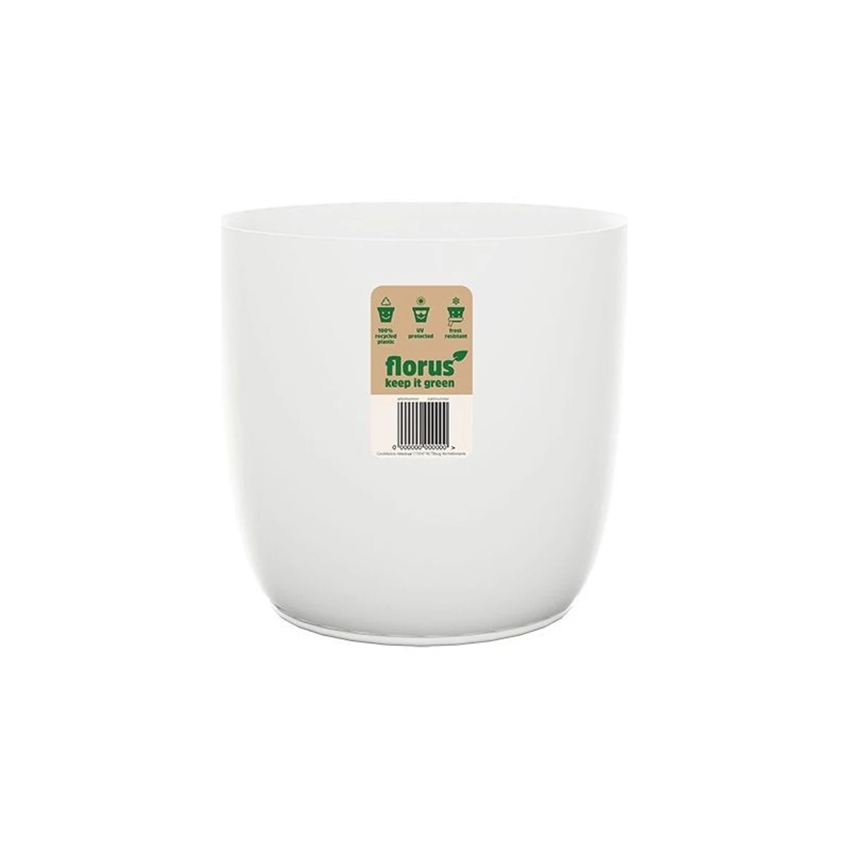 Maceta Flow Flowerpot 18 cm - White 