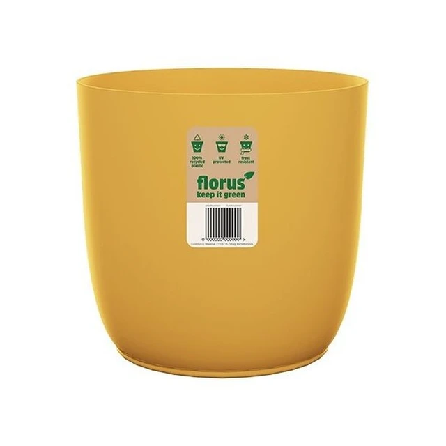 Maceta Flow Flowerpot 18 cm Mustard