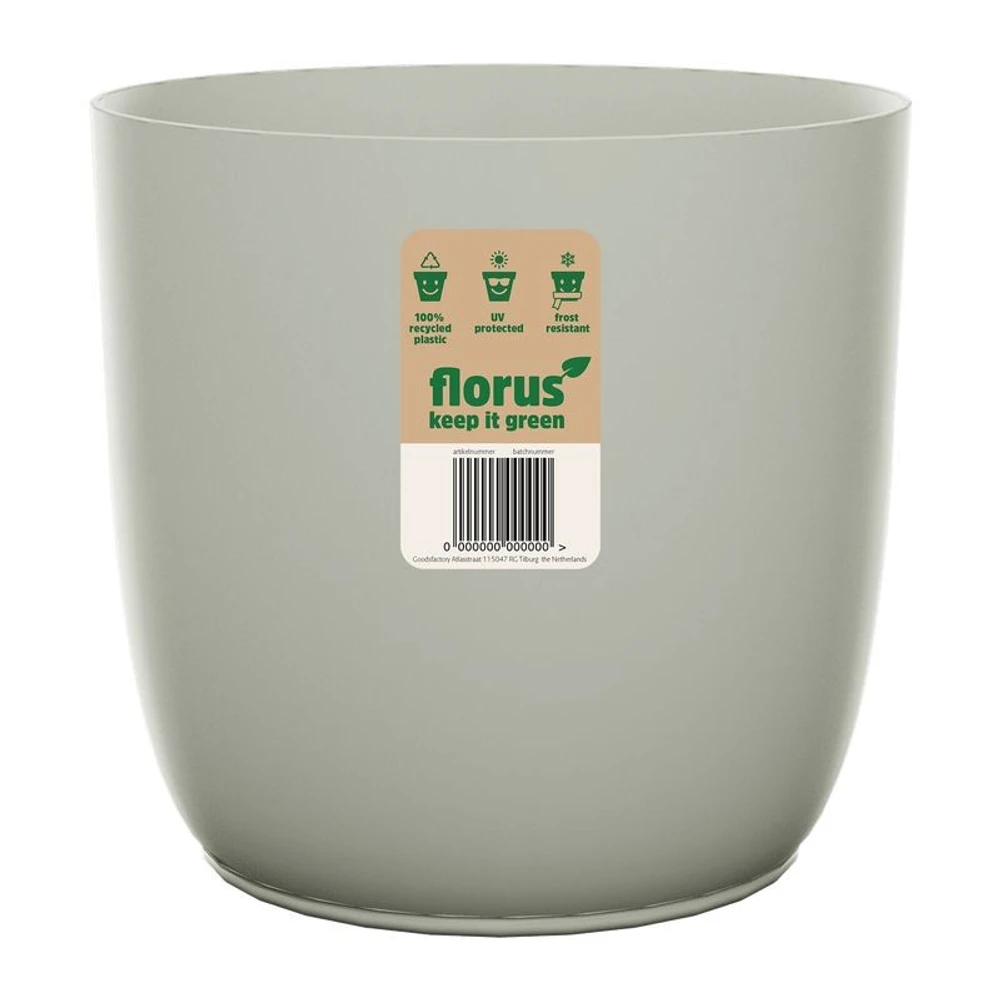 Maceta Flow Flowerpot 25 cm Grey