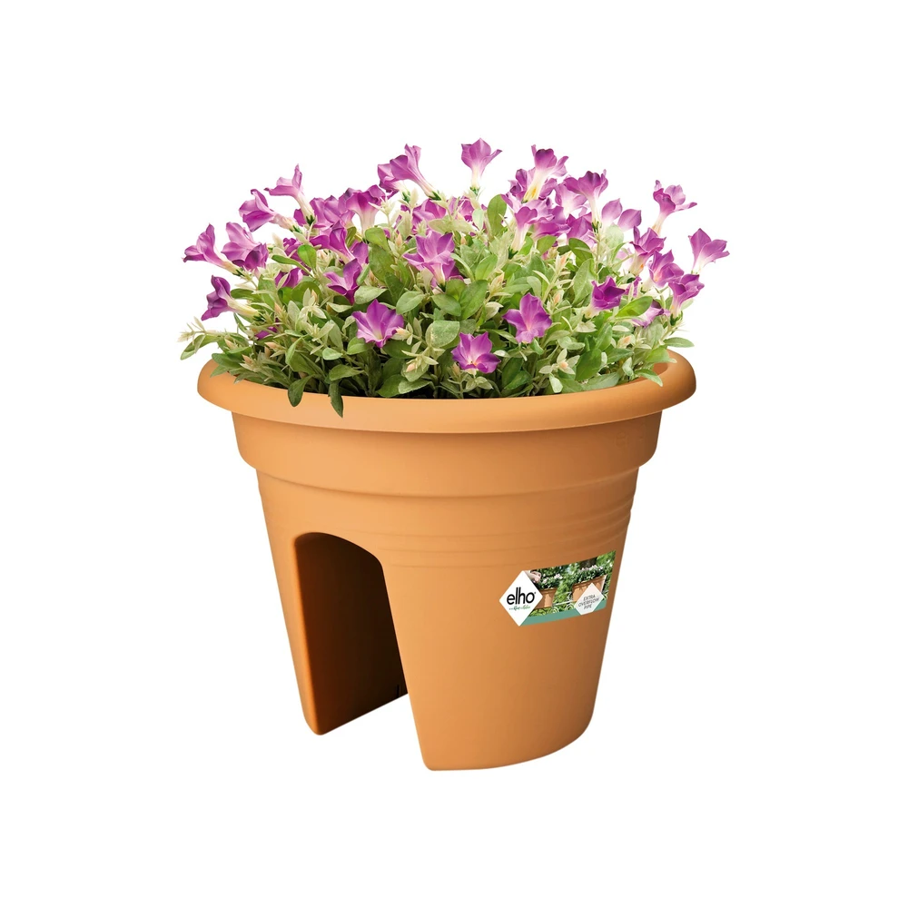 Maceta para balcón Green Basics Flower Bridge 30 cm Mild Terra