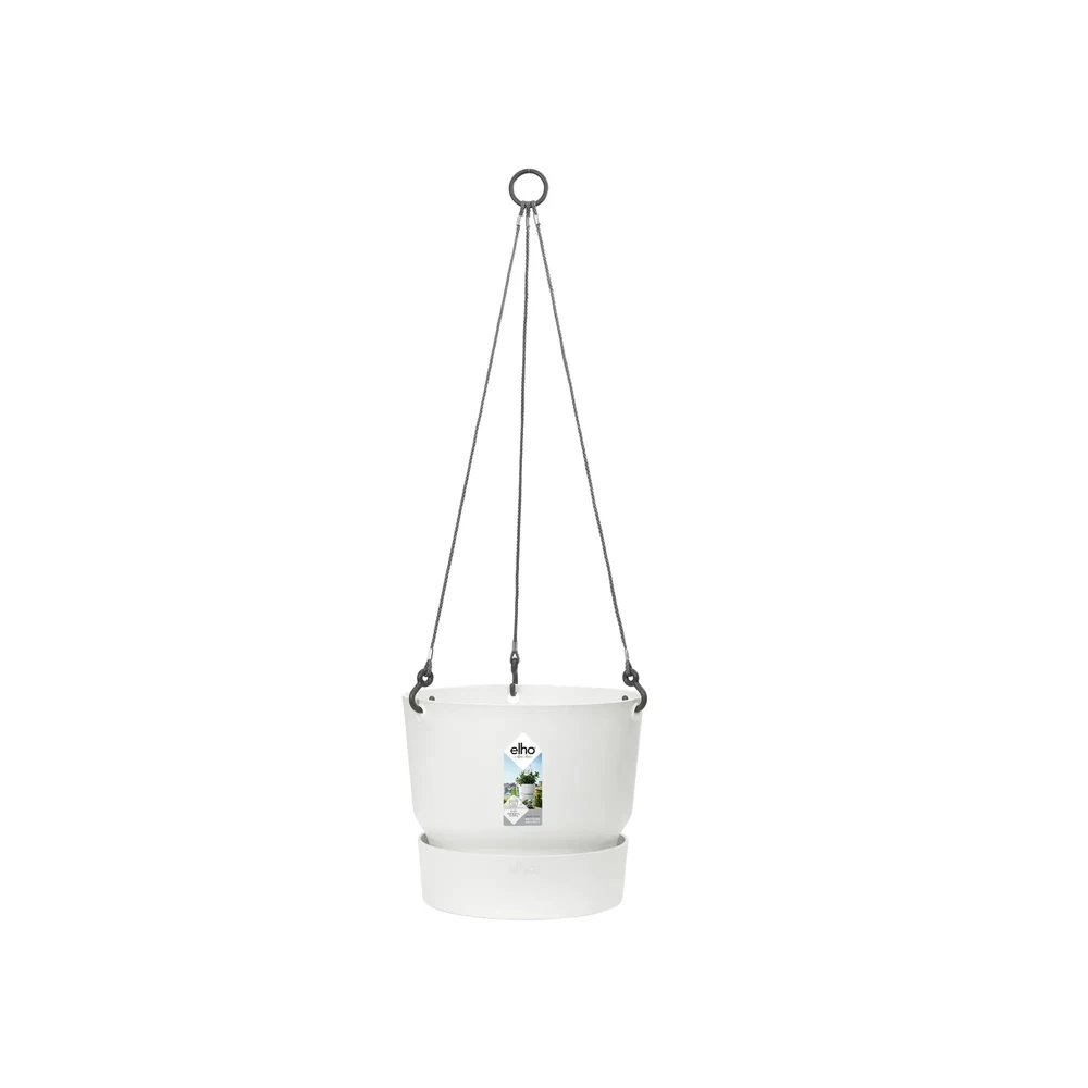Greenville Hanging Basket 24 cm White