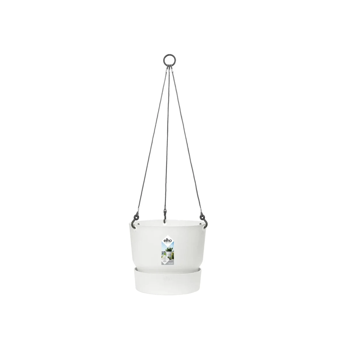 Greenville Hanging Basket 24 cm - White 