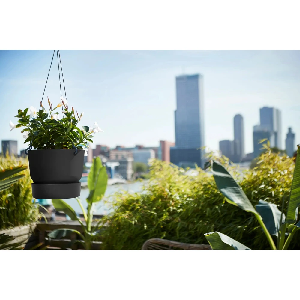 Greenville Hanging Basket 24 cm Living Black