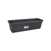 Jardinera Green Basics Trough 40 cm C/Plato Living Black