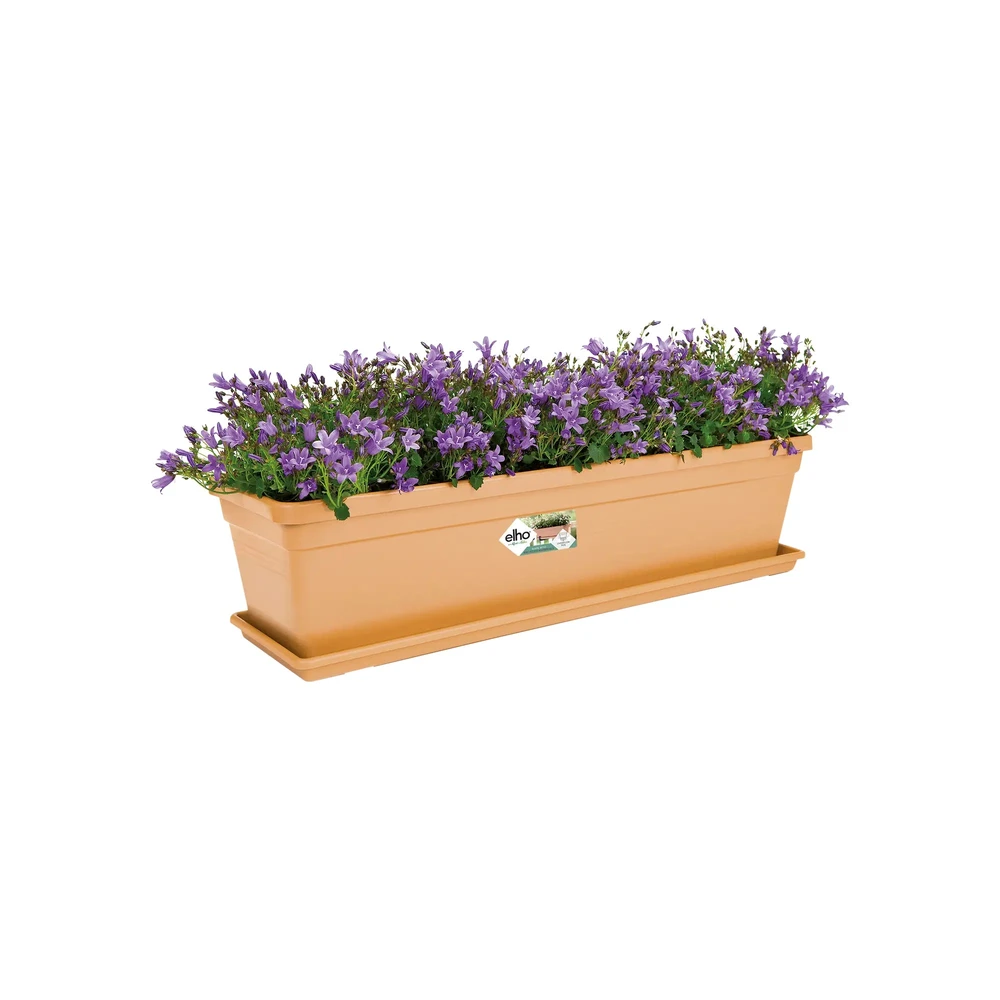 Jardinera Green Basics Trough 40 cm C/Plato Mild Terra