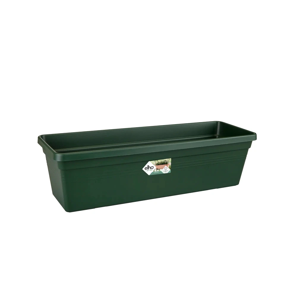 Jardinera Green Basics Trough 40 cm C/Plato Leaf Green