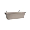 Mediterran Balcony Trough Set 50 cm Warm Taupe