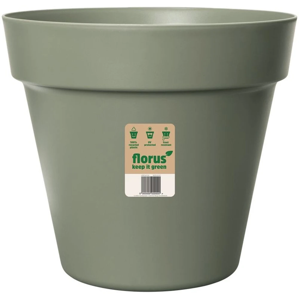 Maceta Paris Flowerpot 20 cm Olive Green