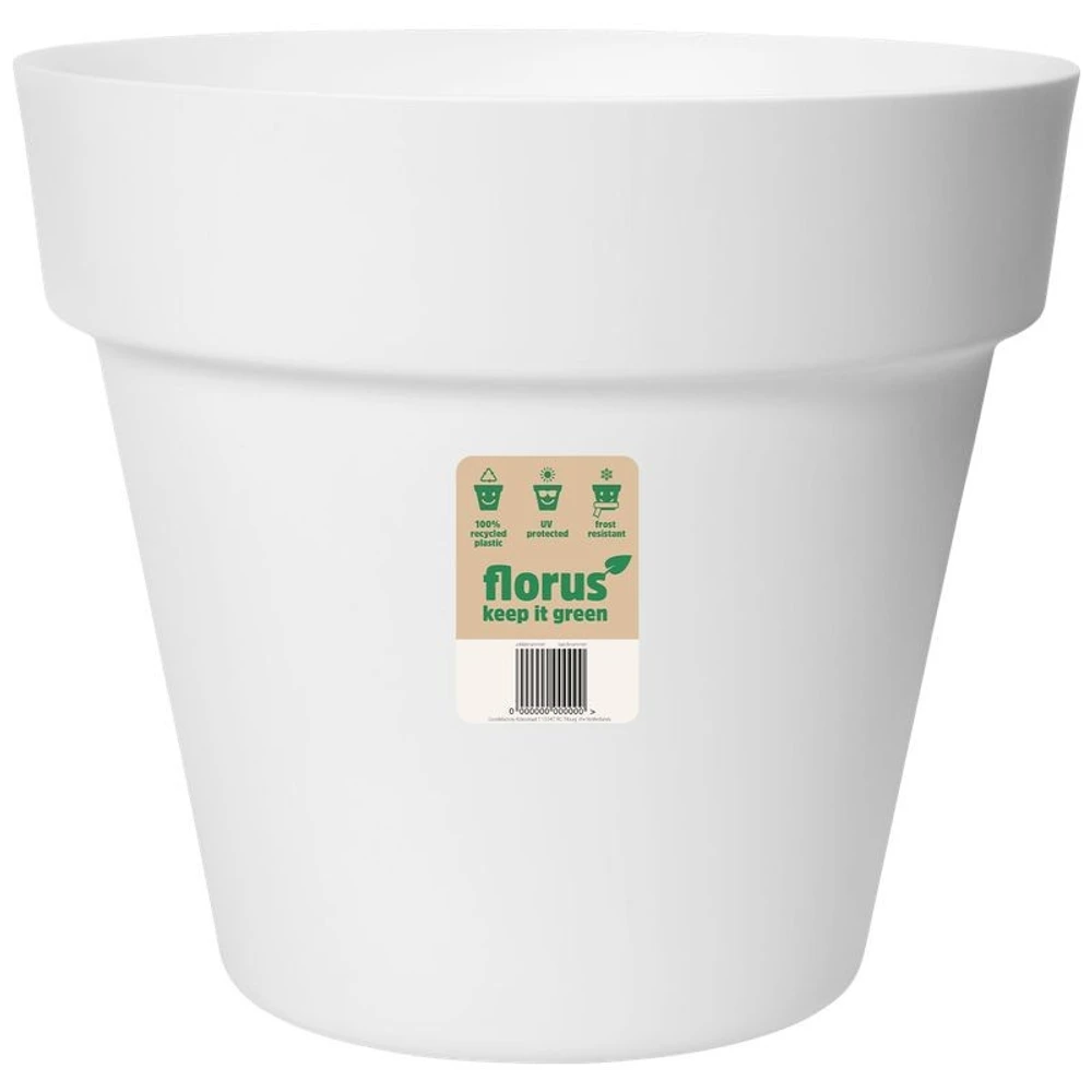 Maceta Paris Flowerpot 25 cm White