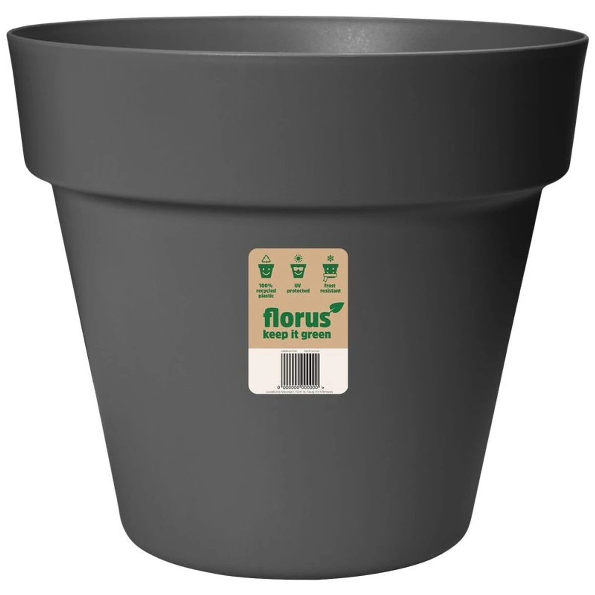 Maceta Paris Flowerpot 35 cm - Anthracite 