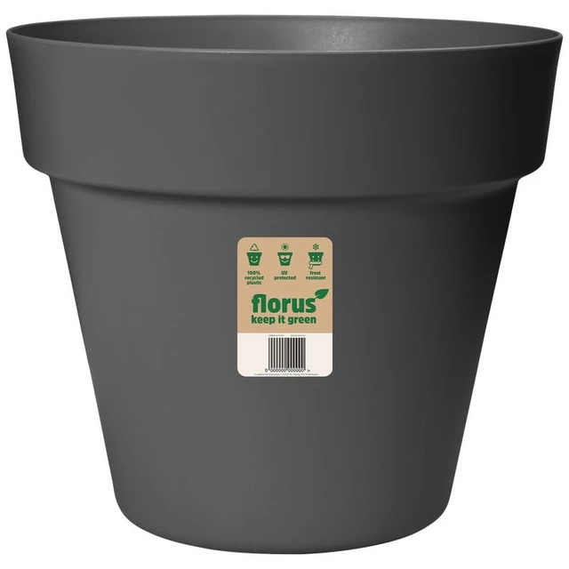 Maceta Paris Flowerpot 35 cm Anthracite