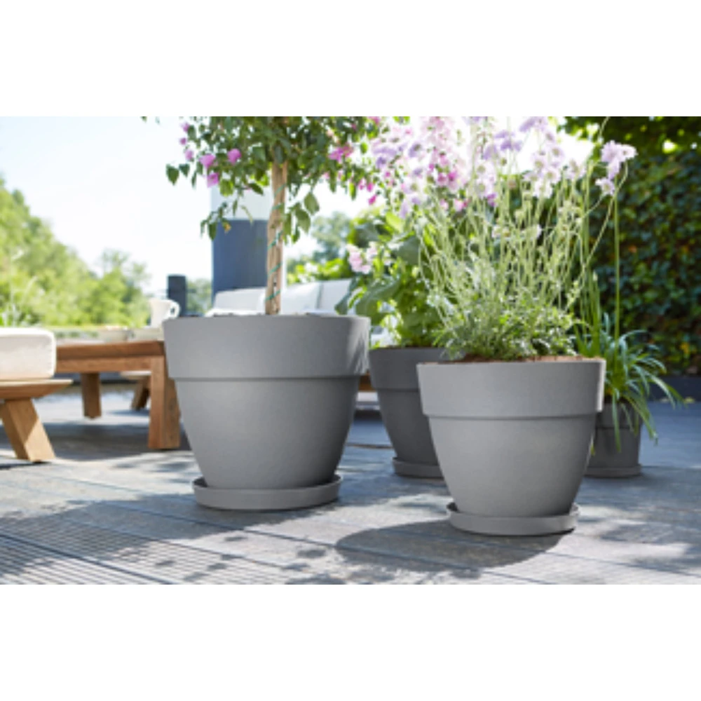 Plato Loft Urban Saucer Round 28 cm Warm Grey