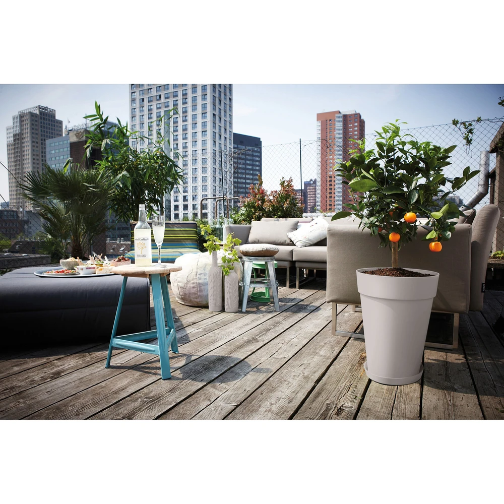Plato Loft Urban Saucer Round 28 cm Warm Grey