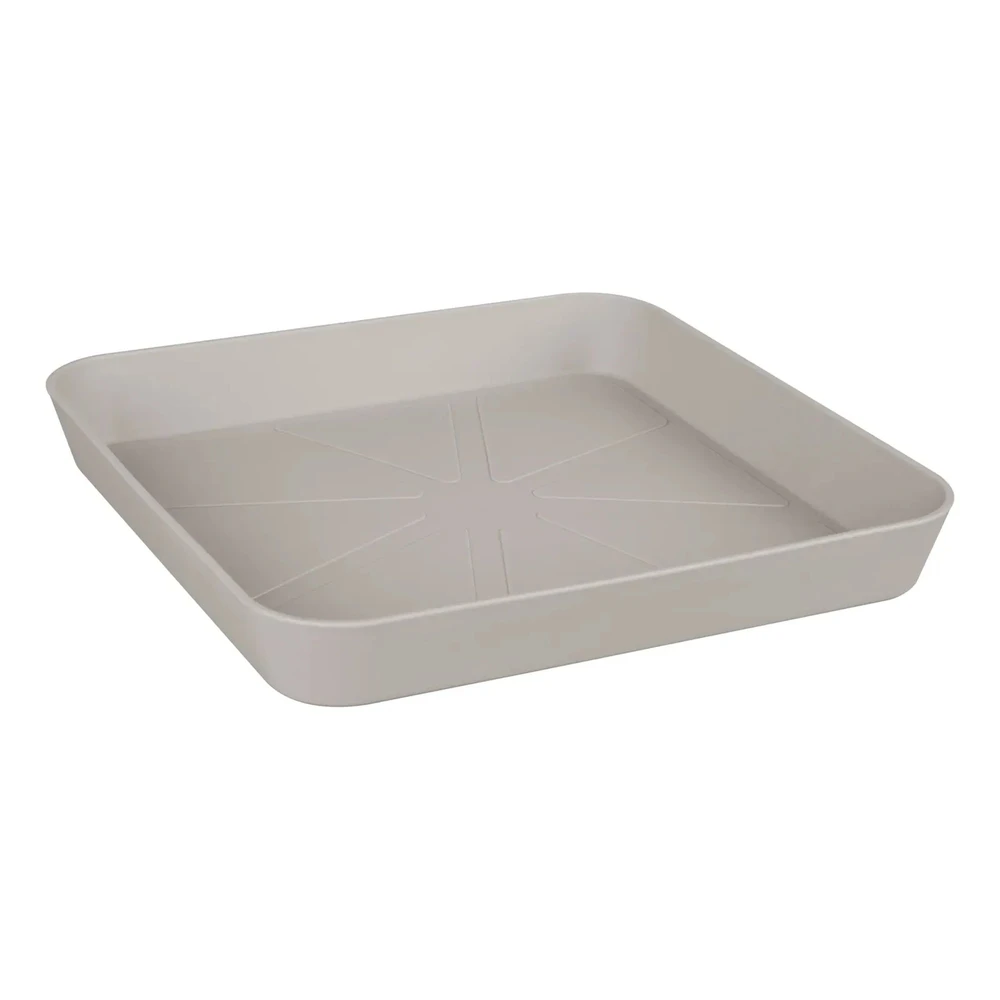 Plato Loft Saucer Square 22 cm Warm Grey