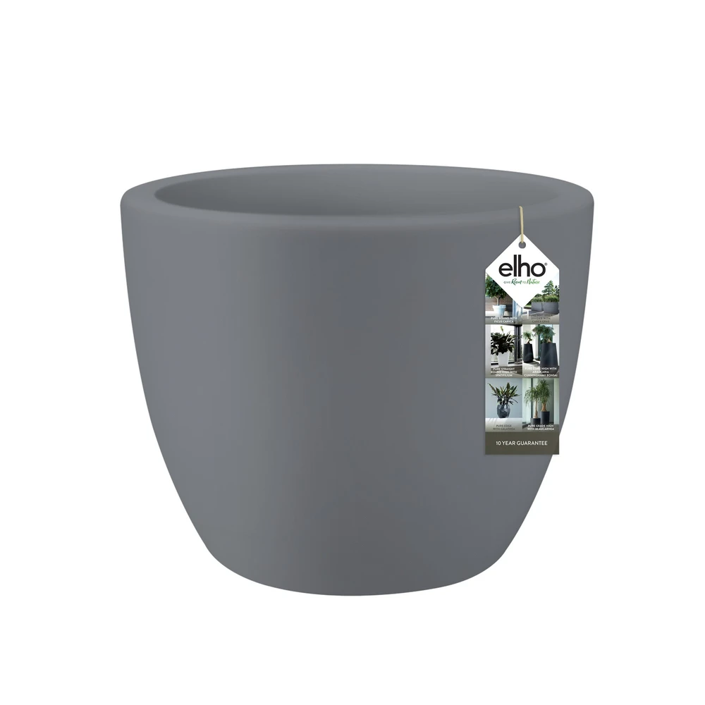Pure Soft Round 30 cm Concrete Grey