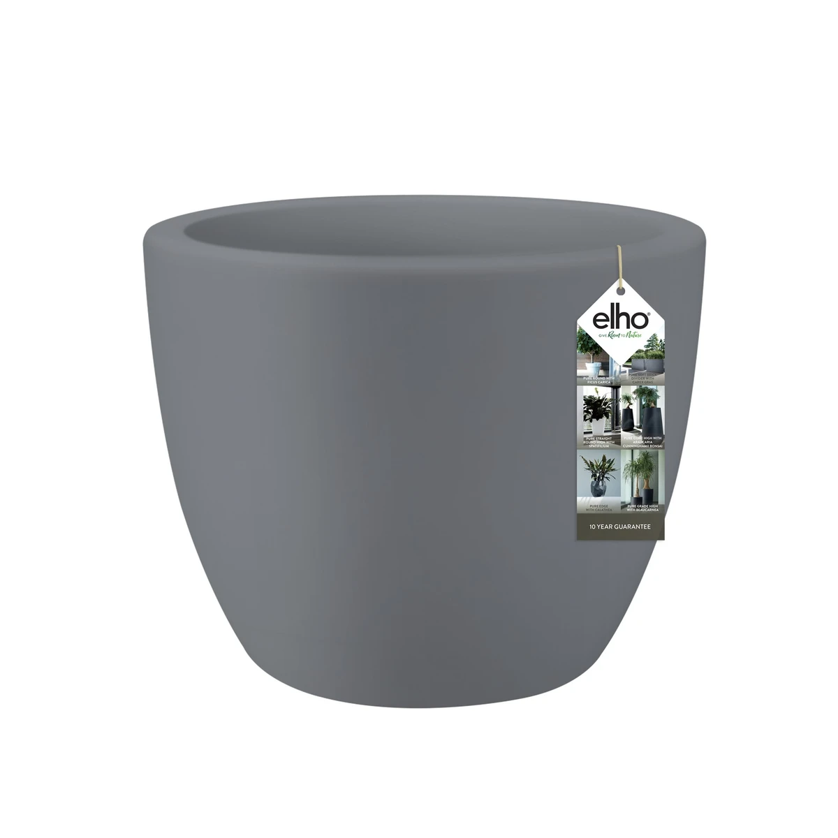 Pure Soft Round 30 cm - Concrete Grey 
