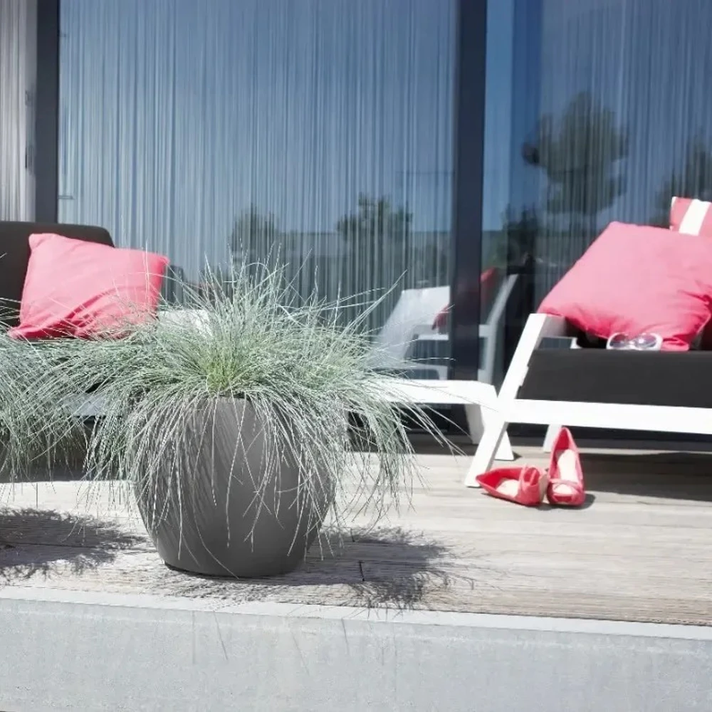 Pure Soft Round 30 cm Concrete Grey