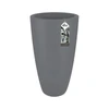 Pure Soft Round High 35 cm Concrete Grey