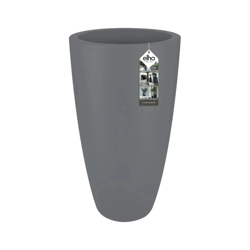 Pure Soft Round High 35 cm Concrete Grey